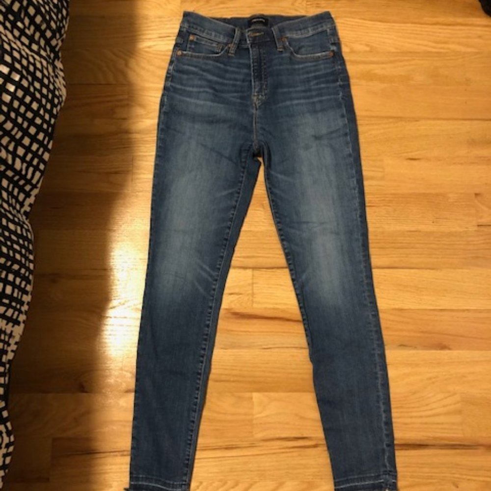 J. Crew 10" High-Rise Toothpick Jeans - 29 tall